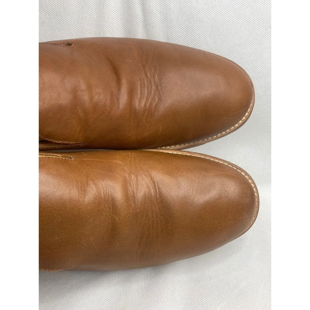 Tecovas The Monterrey Slip-On Leather Loafers Mens Size US 11.5 D Butterscotch